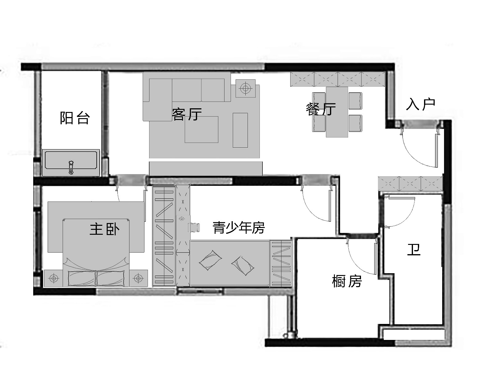 远洋天骄 户型图图片