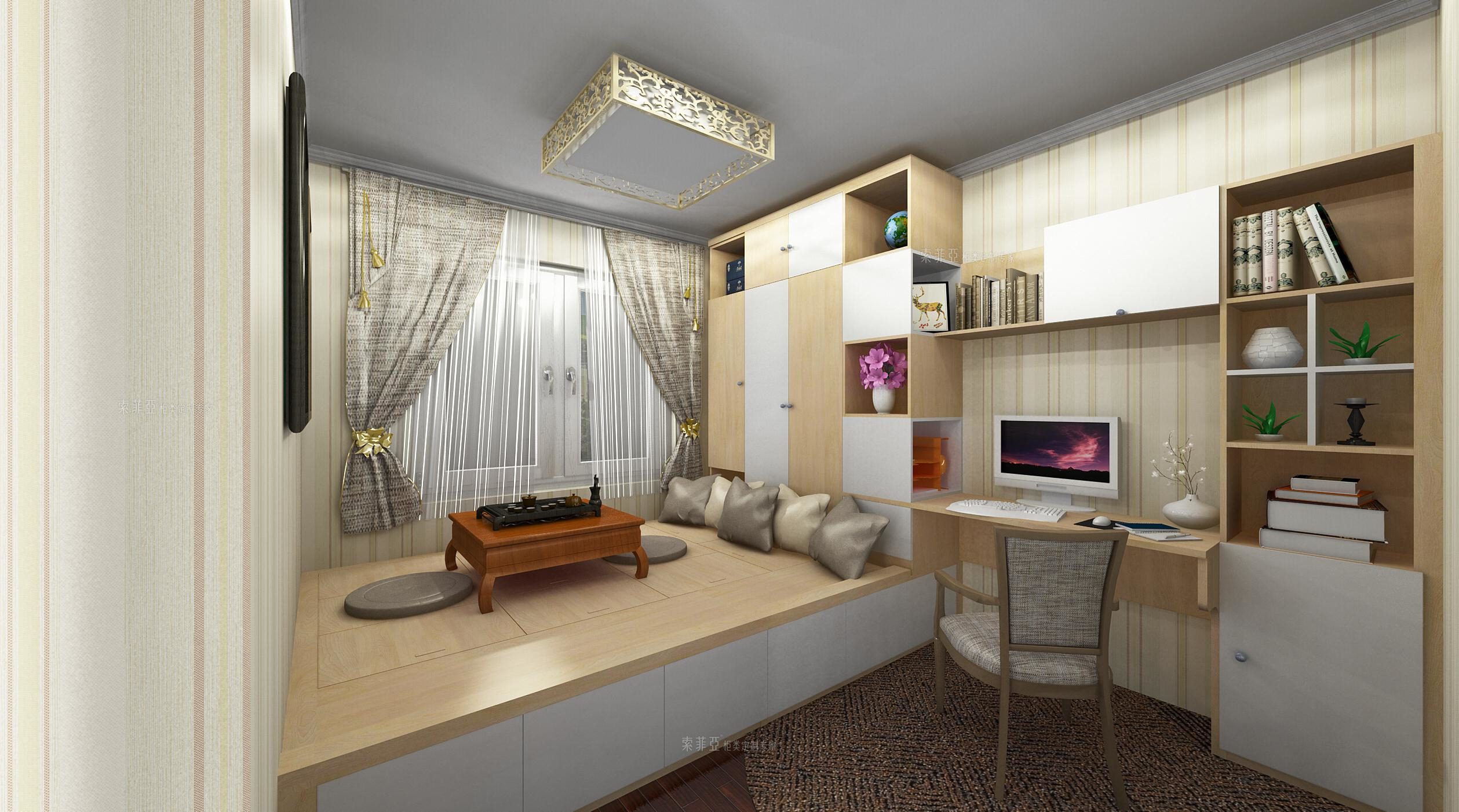 2017落地好设计7月参赛作品-张全录的次卧榻榻米