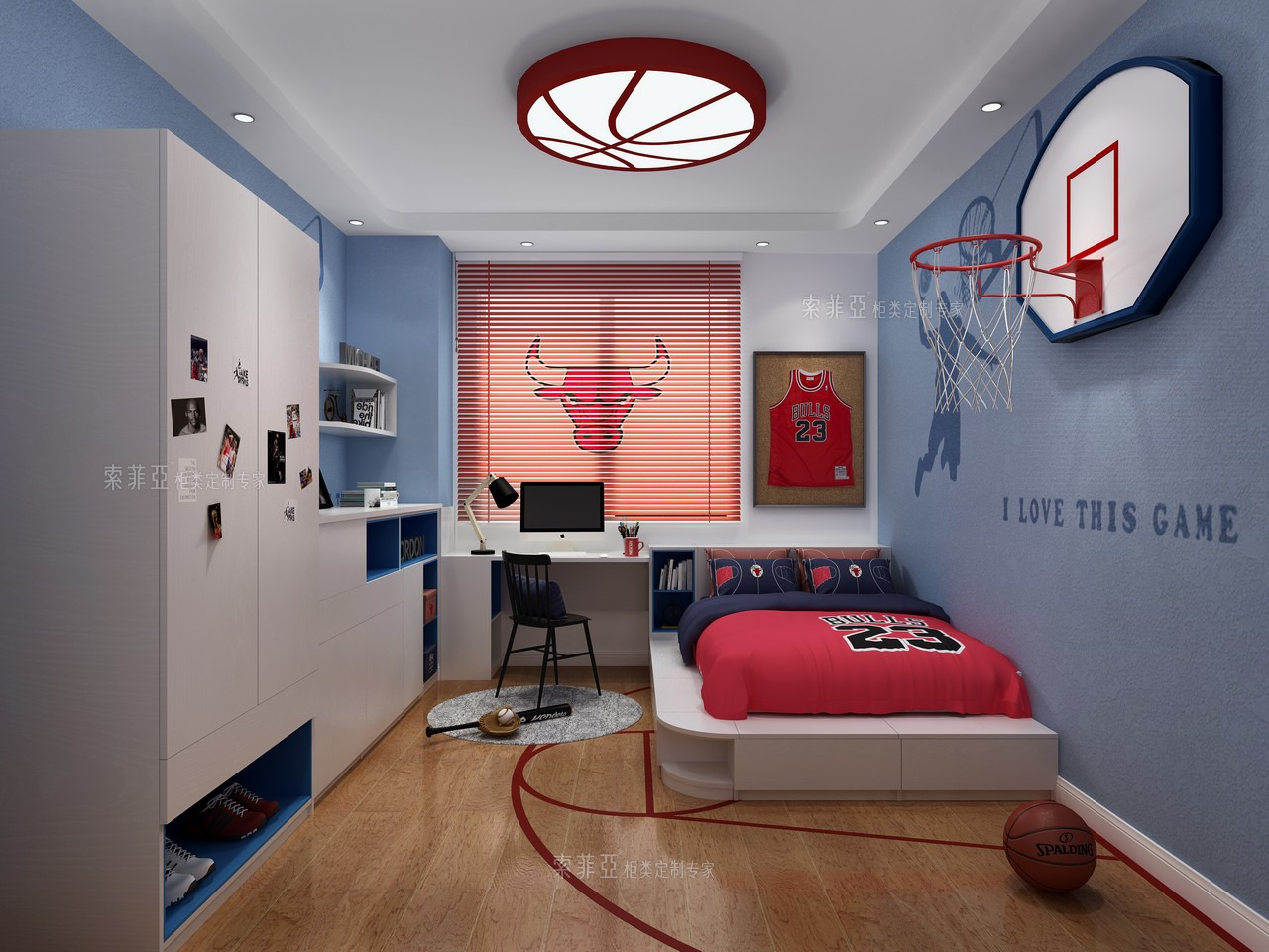 书房效果图片_极简小格调书房装修设计效果图欣赏-索菲亚全屋定制