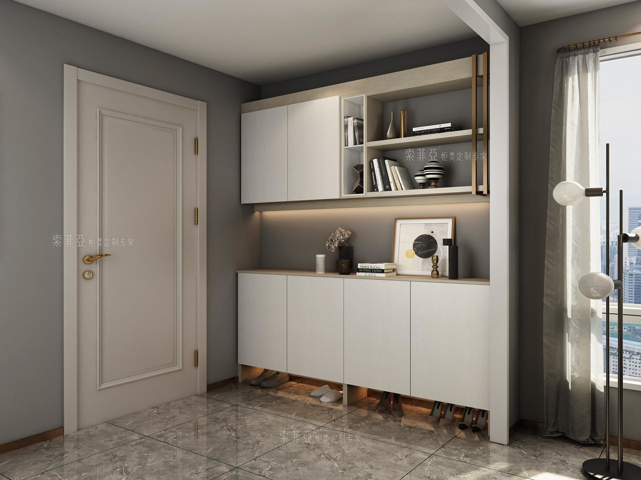 简约时尚客餐厅入户-索菲亚商城