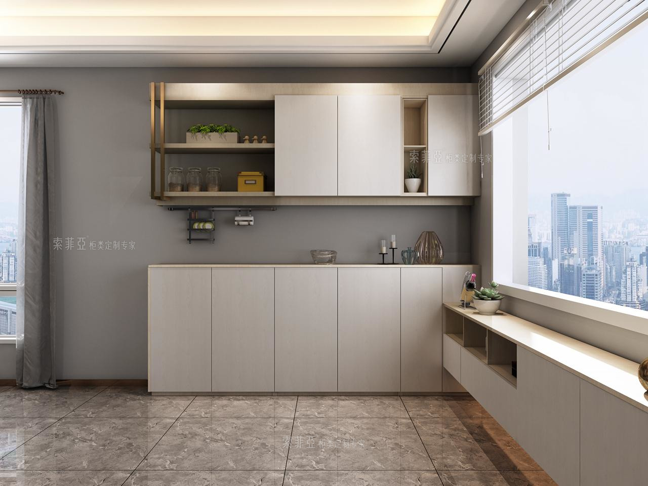 简约时尚客餐厅入户-索菲亚商城