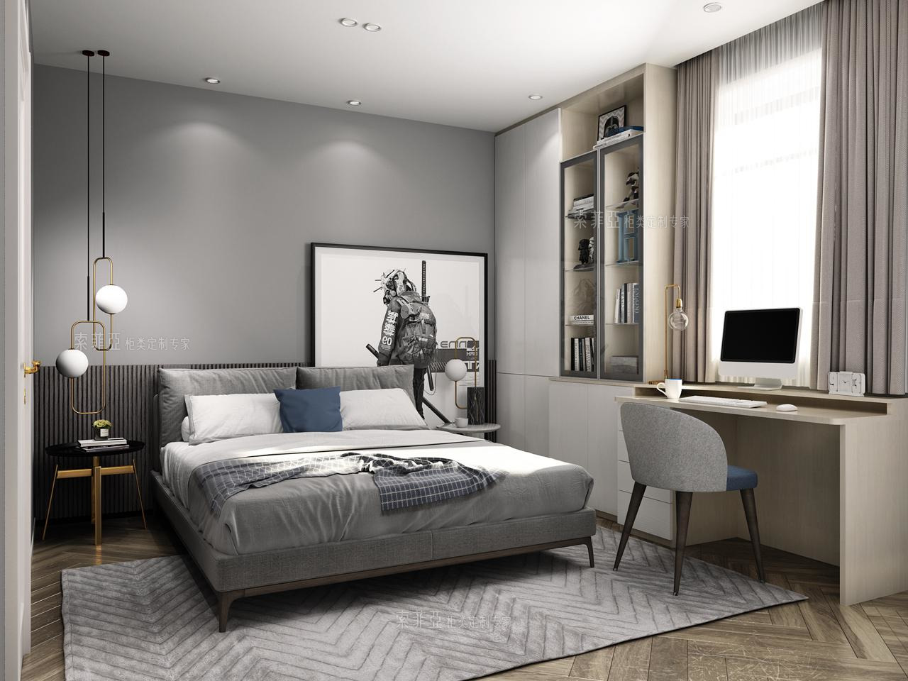 简约细腻青年房-索菲亚商城